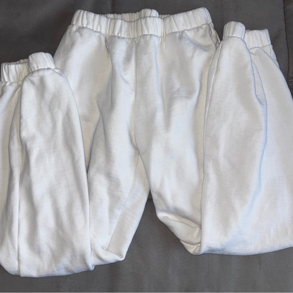 Brandy Melville White Sweatpants